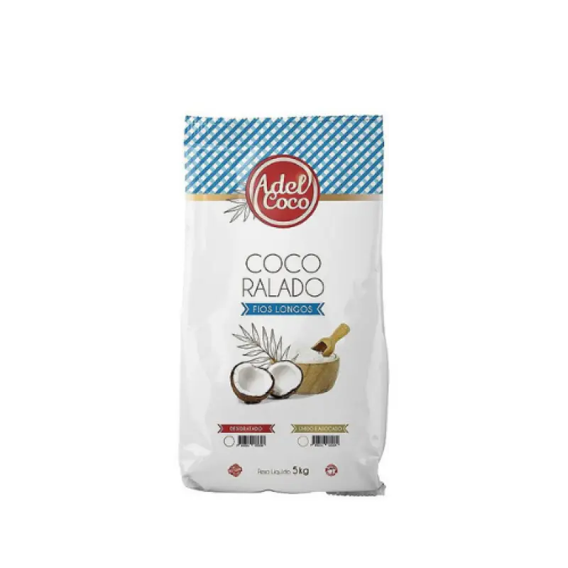 Coco Flocos Adel Úmido Adoçado 5kg