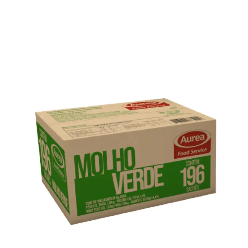Molho Verde Sachê Áurea 6g