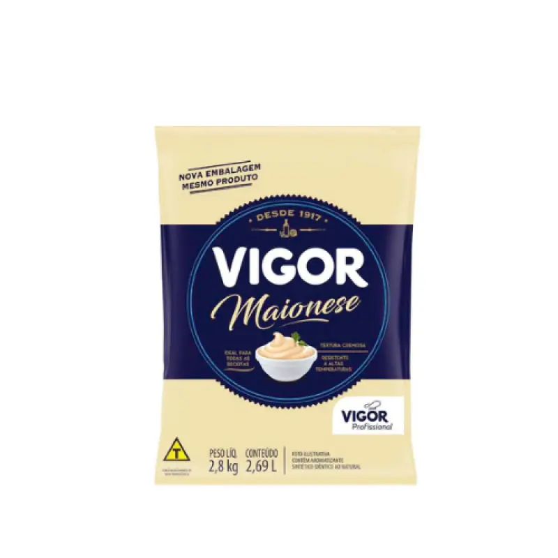 Maionese Vigor 2,8kg