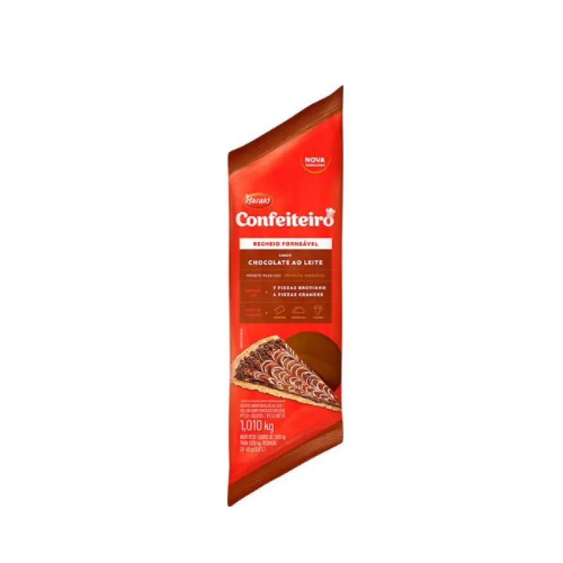 Recheio Forneável Choc. ao Leite Harald 1,01kg