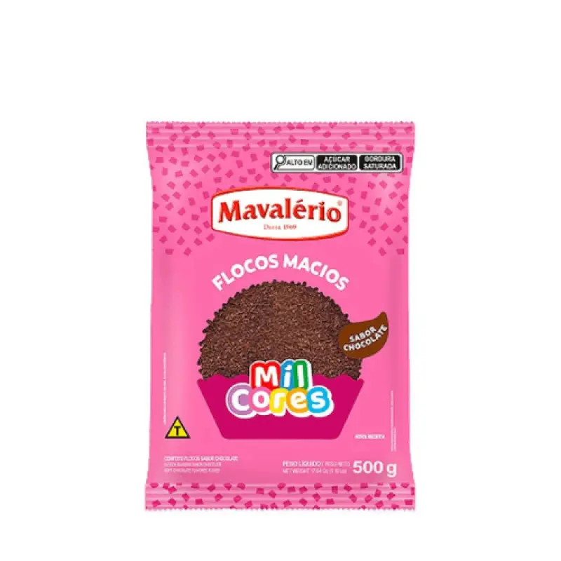 Flocos Macio Chocolate Mavalério